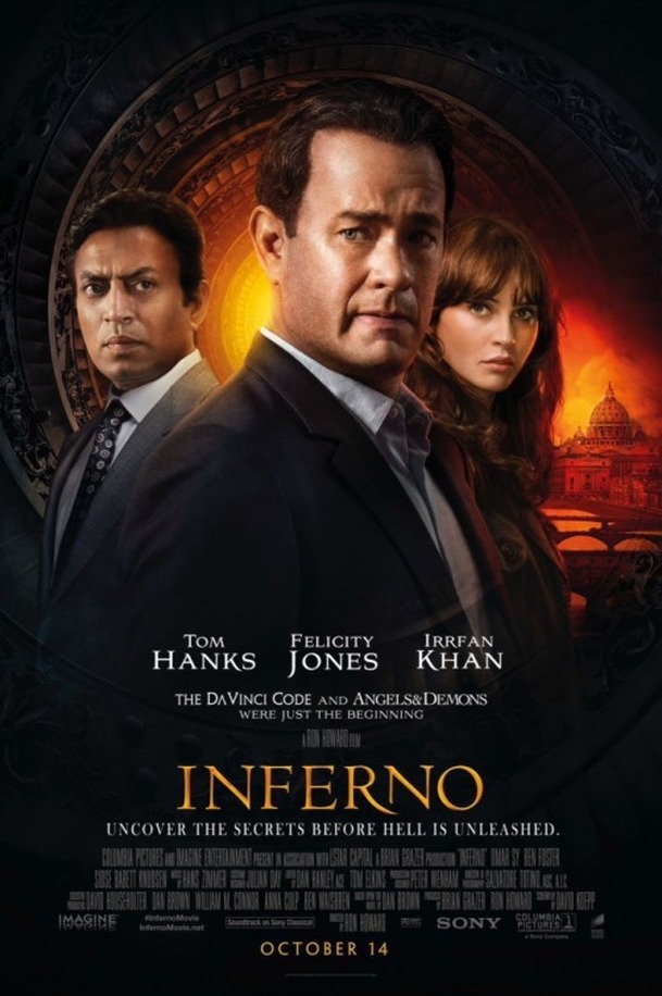 Inferno: Nejnovější upoutávky a píše se další pokračování | Fandíme filmu