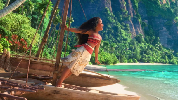 Odvážná Vaiana: Bonusová scéna - Maui na rybách | Fandíme filmu
