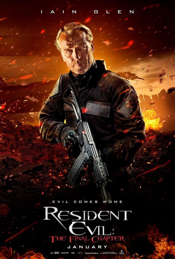 Resident Evil: Poslední kapitola - Pět character posterů | Fandíme filmu