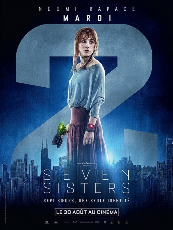 Seven Sisters: Noomi Rapace na plakátech 7x jinak | Fandíme filmu