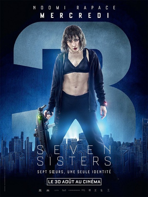 Seven Sisters: Noomi Rapace na plakátech 7x jinak | Fandíme filmu