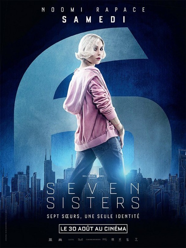 Seven Sisters: Noomi Rapace na plakátech 7x jinak | Fandíme filmu