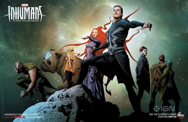 Inhumans: Nový plakát a první pohled na Auran | Fandíme serialům