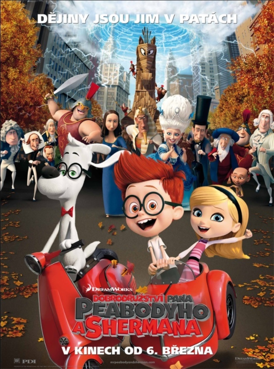 Dobrodružství pana Peabodyho a Shermana | Fandíme filmu