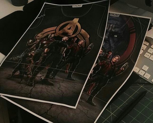 Avengers 3: Avengers a Strážci Galaxie na společném artworku | Fandíme filmu