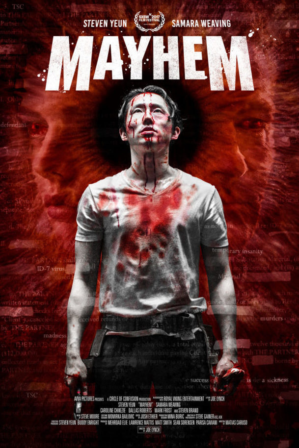 Mayhem: Steven Yeun se vrací k hororovému vraždění | Fandíme filmu