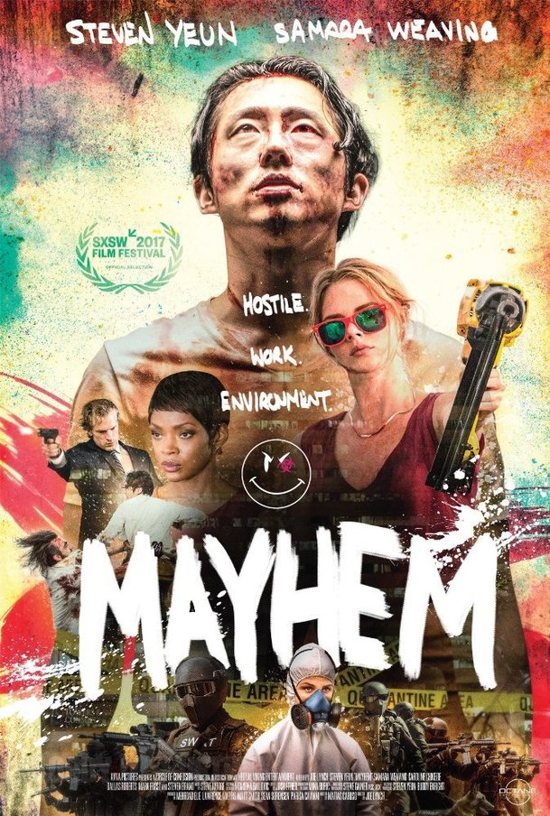 Mayhem: Steven Yeun se vrací k hororovému vraždění | Fandíme filmu