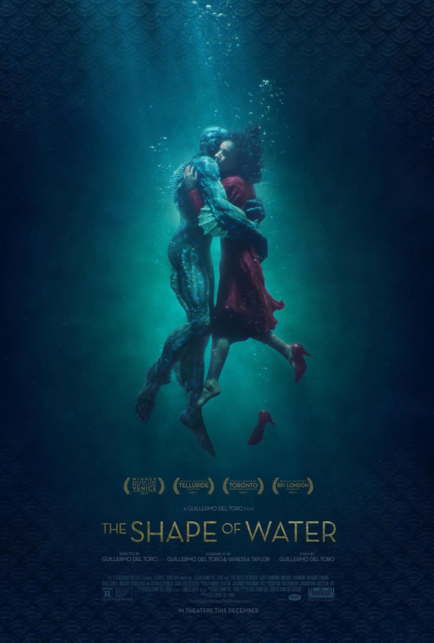 The Shape of Water: Nový poster nabízí dvojici v podvodním objetí | Fandíme filmu