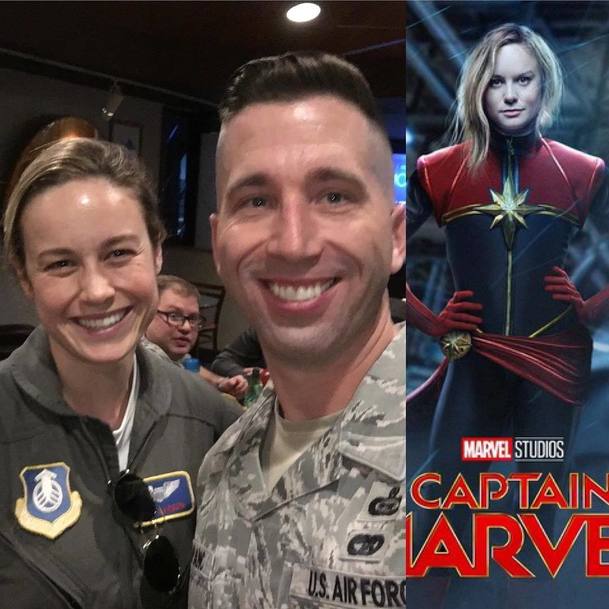 Captain Marvel: Brie Larson ve vojenském, natáčení za rohem | Fandíme filmu