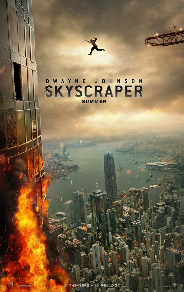 Skyscraper: Plakát s The Rockem je internetu pro smích | Fandíme filmu