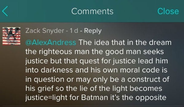 Batman v Superman: Sex jako droga pro Bruce aneb Snyder vysvětluje | Fandíme filmu