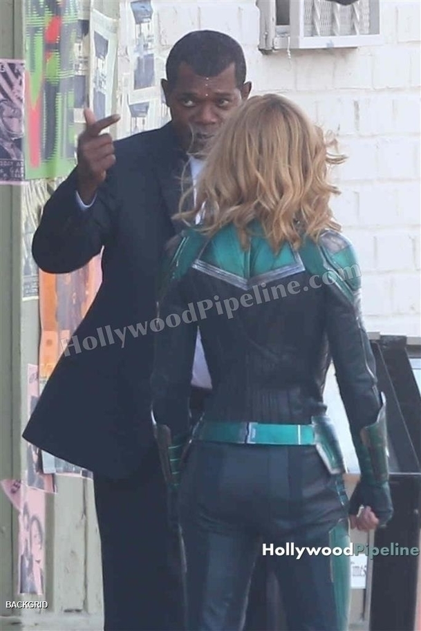 Captain Marvel: Mladý a dvojoký Nick Fury na fotkách z natáčení | Fandíme filmu