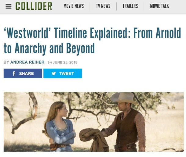 Westworld:  Reakce zahraničních webů na 2. řadu budí rozpaky | Fandíme serialům