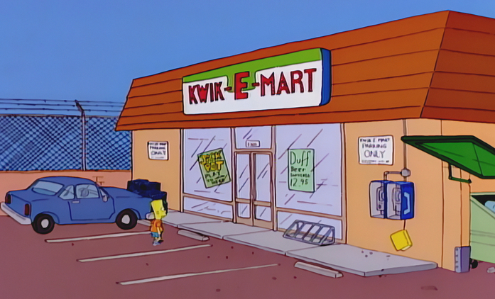 Simpsonovi: Byl otevřen skutečný Kwik-E-Mart ze seriálu | Fandíme seriálům