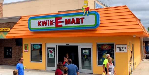 Simpsonovi: Byl otevřen skutečný Kwik-E-Mart ze seriálu | Fandíme serialům