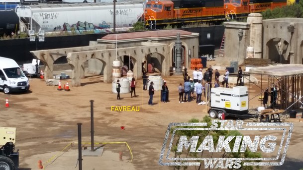 Star Wars: Uniklé fotky z natáčení hraného seriálu | Fandíme serialům