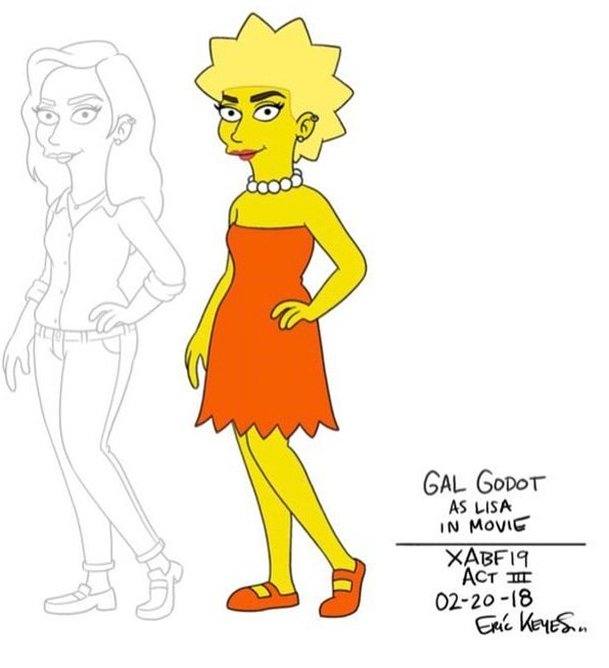 Simpsonovi: Gal Gadot si zahraje Lízu | Fandíme serialům