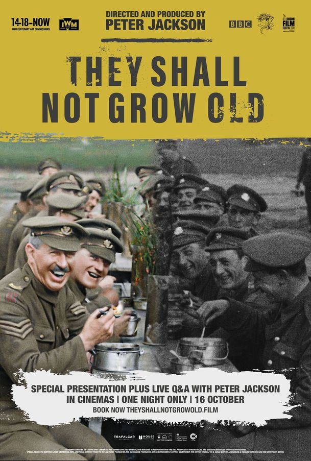 They Shall Not Grow Old: 1. světová od Petera Jacksona v prvním traileru | Fandíme filmu