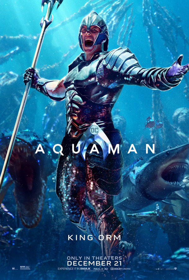 Aquaman představil sedmičku svých postav na plakátech | Fandíme filmu