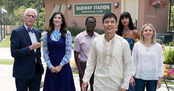 Z hvězdy The Good Place si skvěle vystřelili přímo na červeném koberci | Fandíme serialům