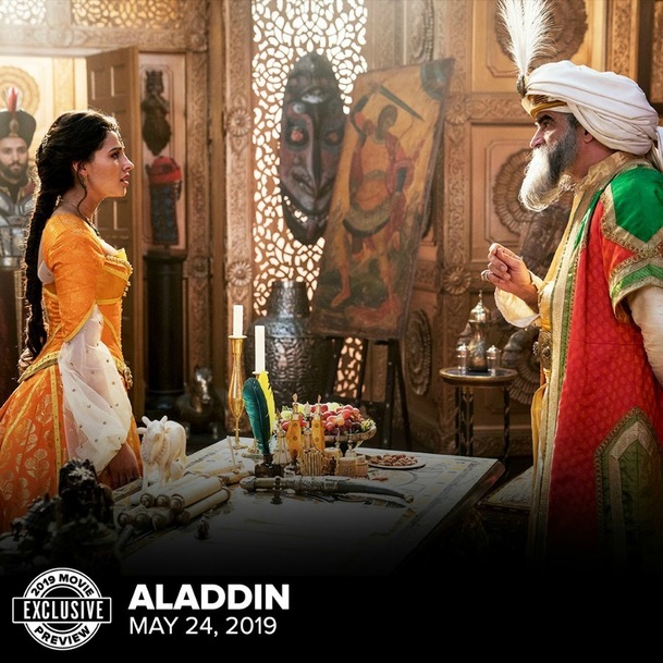 Aladin: Nové fotky přinášejí první pohled na Smithe v roli džina | Fandíme filmu