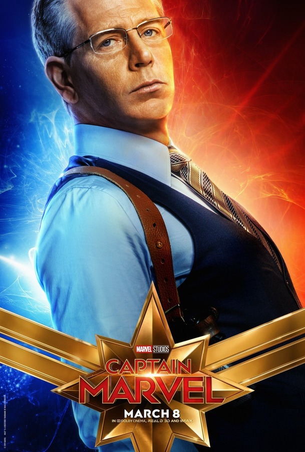 Captain Marvel a 10 character posterů od Carol až po kocoura | Fandíme filmu