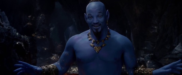 Aladin: Nový trailer nabízí první pohled na modrého Willa Smithe v pohybu | Fandíme filmu