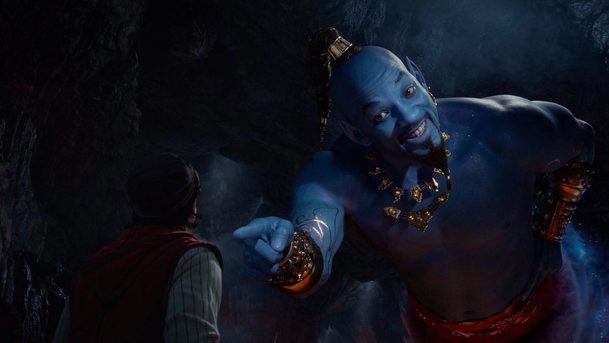 Aladin: Nový trailer nabízí první pohled na modrého Willa Smithe v pohybu | Fandíme filmu