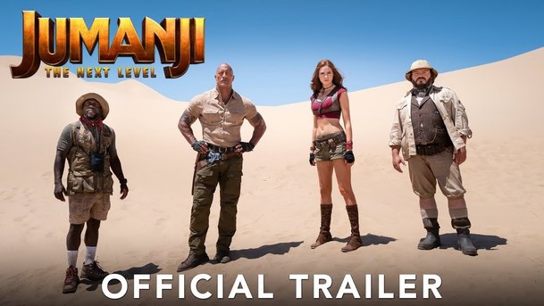 Jumanji: The Next Level: Trailer odhaluje, kdo je tentokrát uvězněný v tělech The Rocka a spol. | Fandíme filmu