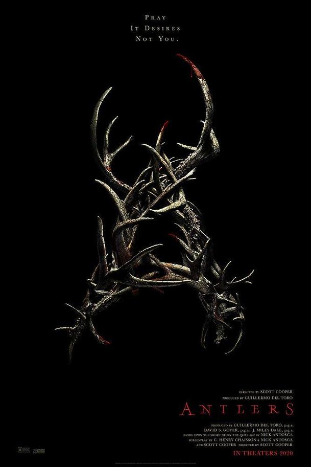 Antlers: Guillermo del Toro nás znepokojivým trailerem láká na parohaté monstrum | Fandíme filmu