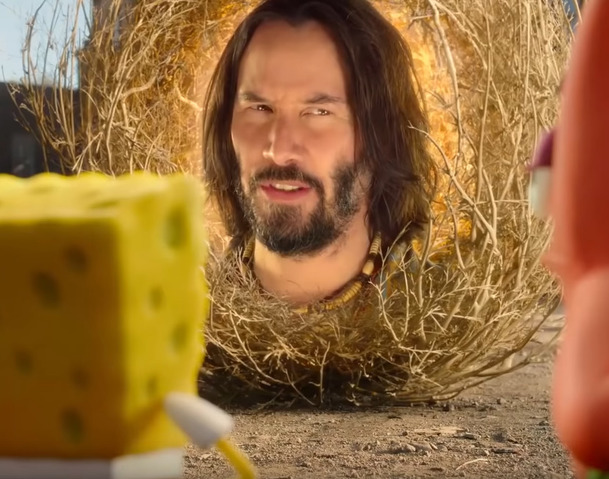 SpongeBob ve filmu: Houba na útěku: Keanu Reeves jako mluvící roští a další blbiny v prvním traileru | Fandíme filmu