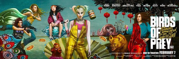 Birds of Prey: Dámská týmovka představila sérii malovaných plakátů a na CCXP se objevil nový trailer | Fandíme filmu