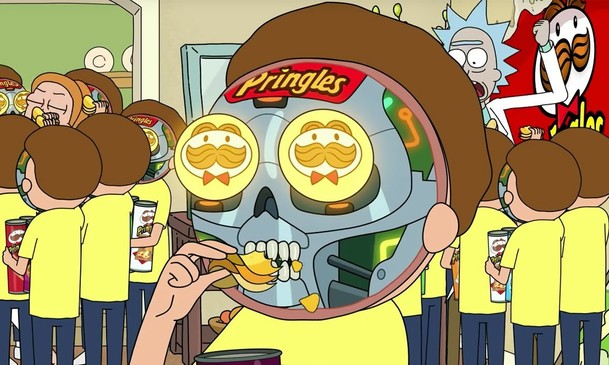 Rick a Morty: Podívejte se na speciální reklamu na brambůrky Pringles | Fandíme serialům