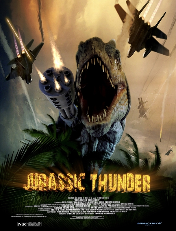 Jurassic Thunder: Laciné akční béčko láka na tyranosaura s kulometem | Fandíme filmu