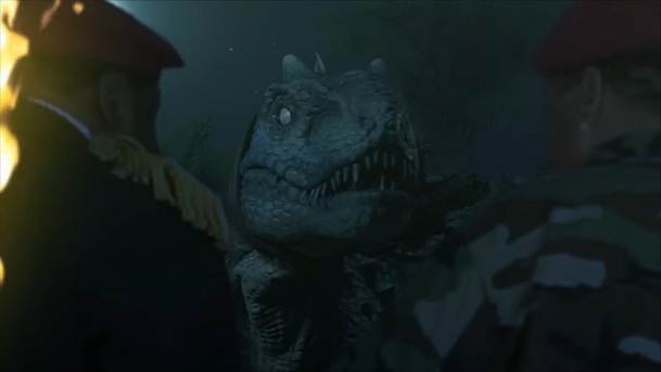 Jurassic Thunder: Laciné akční béčko láka na tyranosaura s kulometem | Fandíme filmu