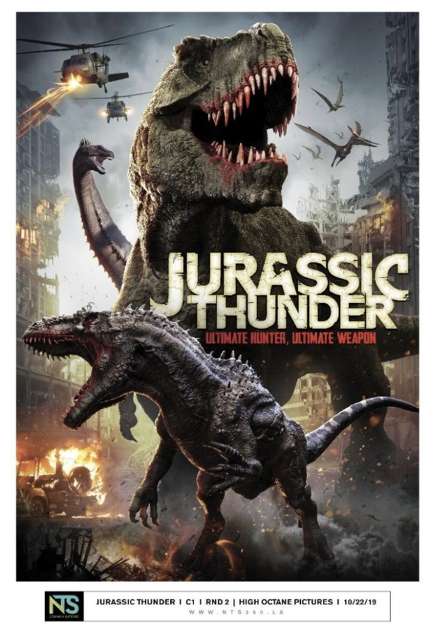 Jurassic Thunder: Laciné akční béčko láka na tyranosaura s kulometem | Fandíme filmu