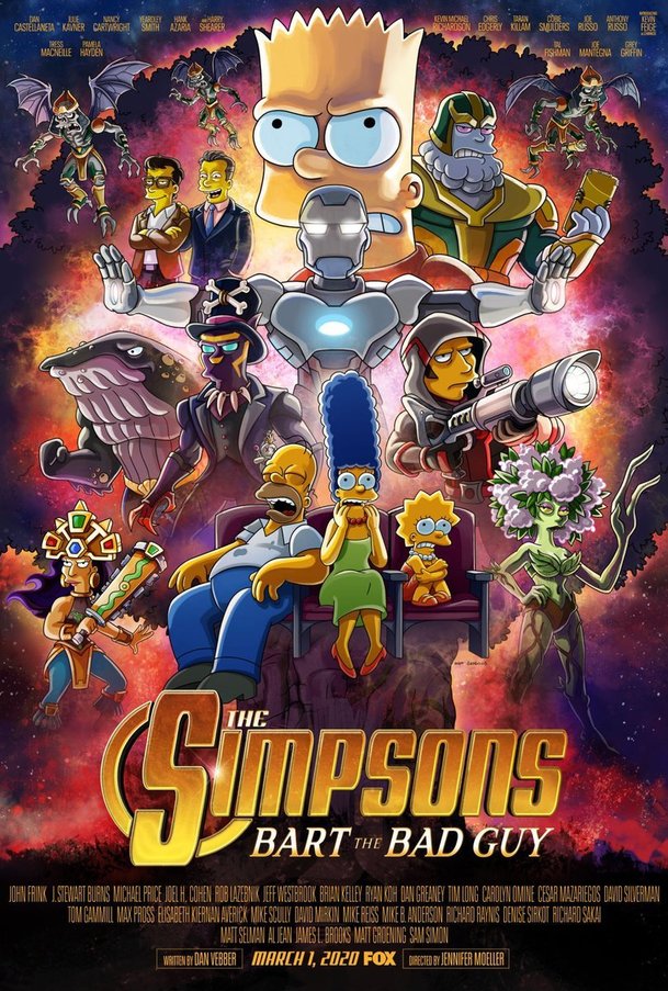 Simpsonovi: Nový plakát a upoutávka lákají na avengerskou epizodu | Fandíme serialům