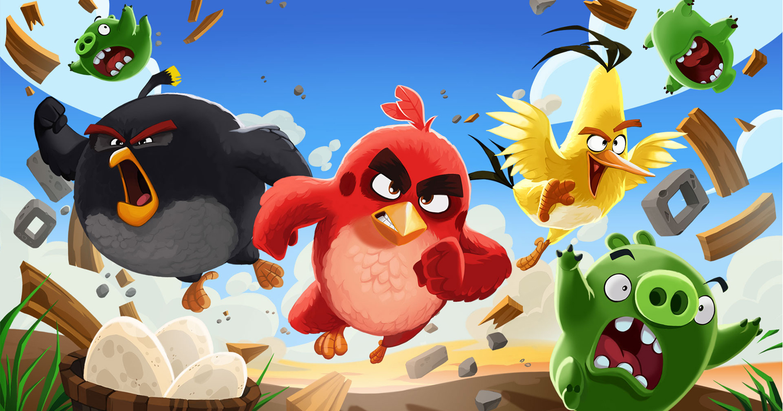 Herní série Angry Birds míří v seriálové podobě na Netflix