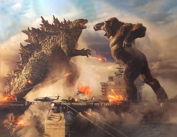 Godzilla vs. Kong: Nová fotka odhaluje souboj titulních monster na letadlové lodi | Fandíme filmu