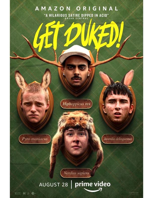 Get Duked!: Parta zpovykaných výrostků se stane lovnou zvěří ve skotské divočině | Fandíme filmu