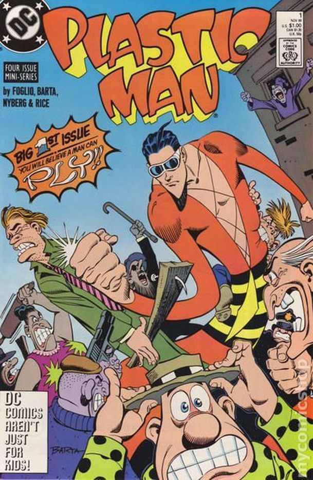 Plastic Man: Jeden z nejdivnějších superhrdinů mění pohlaví a míří na plátna | Fandíme filmu