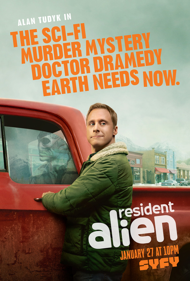 Resident Alien: Alan Tudyk je mimozemšťan v přestrojení, mrkněte na trailer | Fandíme serialům