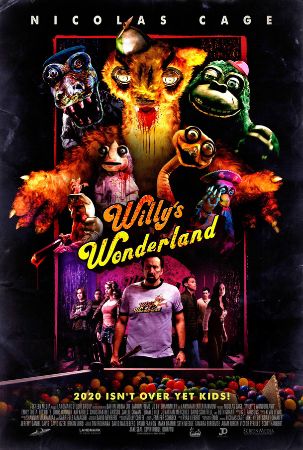 Willys‘ Wonderland: Nicolas Cage v traileru bez jediného slova likviduje vraždící loutky | Fandíme filmu