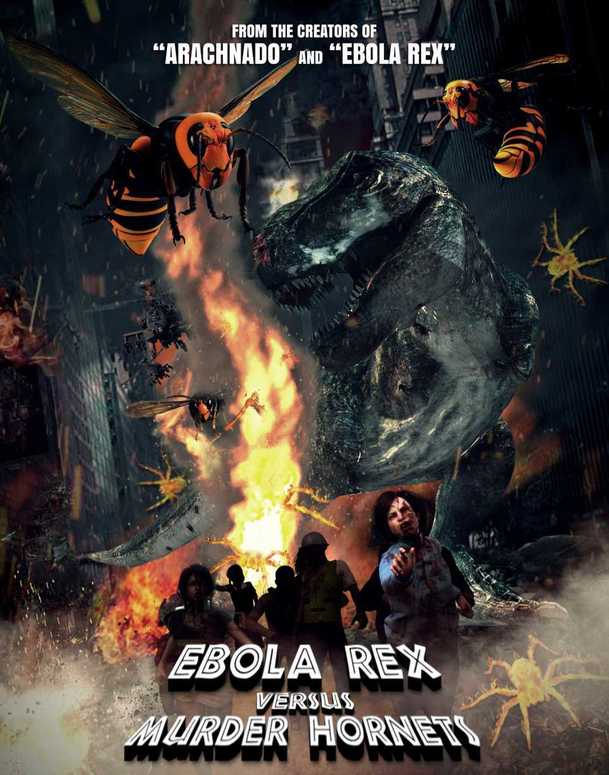 Ebola Rex Vs Murder Hornets: Obrovské sršně a krvácivou horečkou nakažený T-rex rozpoutají peklo | Fandíme filmu