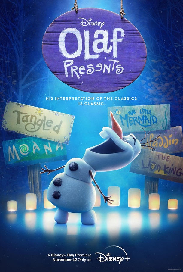 Olaf Presents: Mluvící sněhulák z Ledového království převypráví pohádky od Disneyho | Fandíme serialům