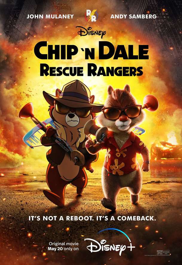 Chip 'n' Dale: Rescue Rangers – I v nové ukázce Rychlá rota baví | Fandíme filmu