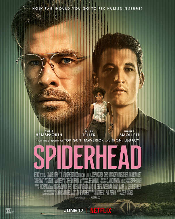 Spiderhead: Chris Hemsworth vás nadopuje pro vědu. Pusťte si trailer | Fandíme filmu