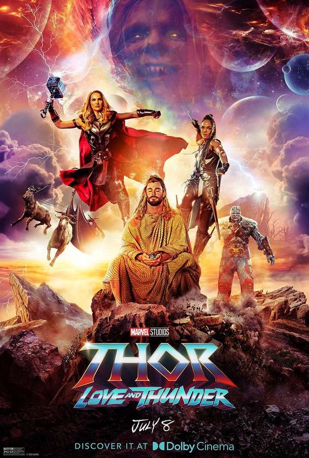 Thor: Láska jako hrom: Zeus vévodí sadě plakátů s jednotlivými postavami | Fandíme filmu