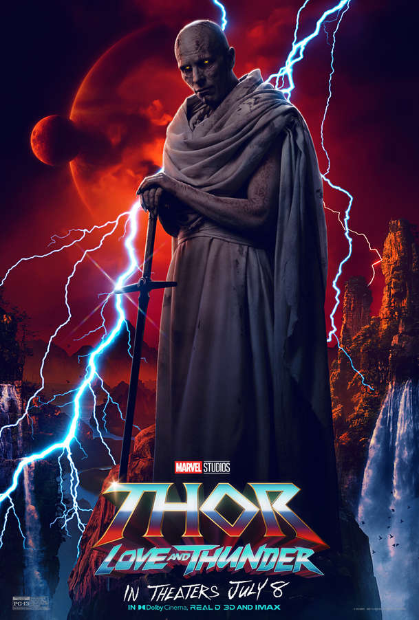 Thor: Láska jako hrom: Zeus vévodí sadě plakátů s jednotlivými postavami | Fandíme filmu