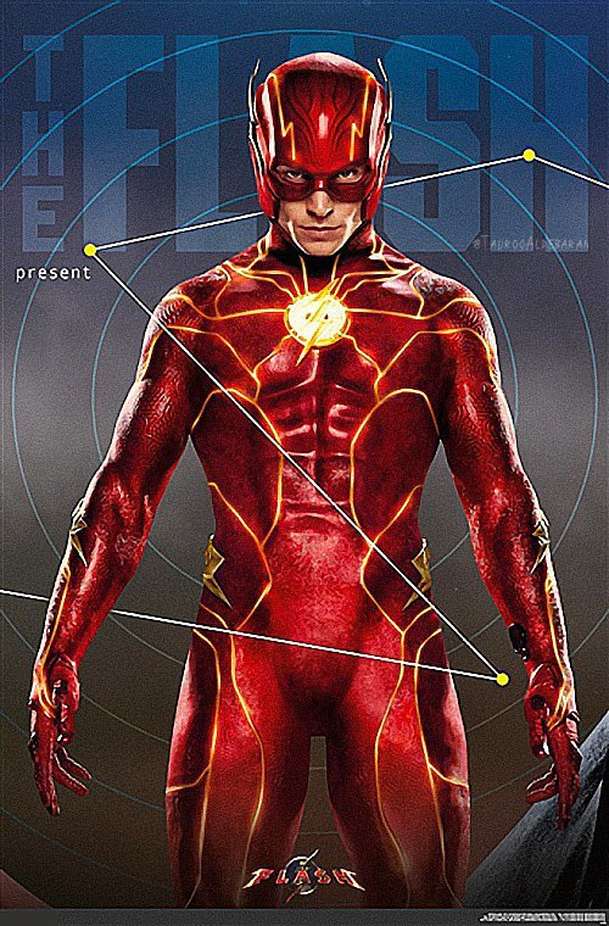 The Flash: Nové plakáty přinášejí bližší pohled na ústřední superhrdiny | Fandíme filmu